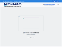 Tablet Screenshot of akmus.com